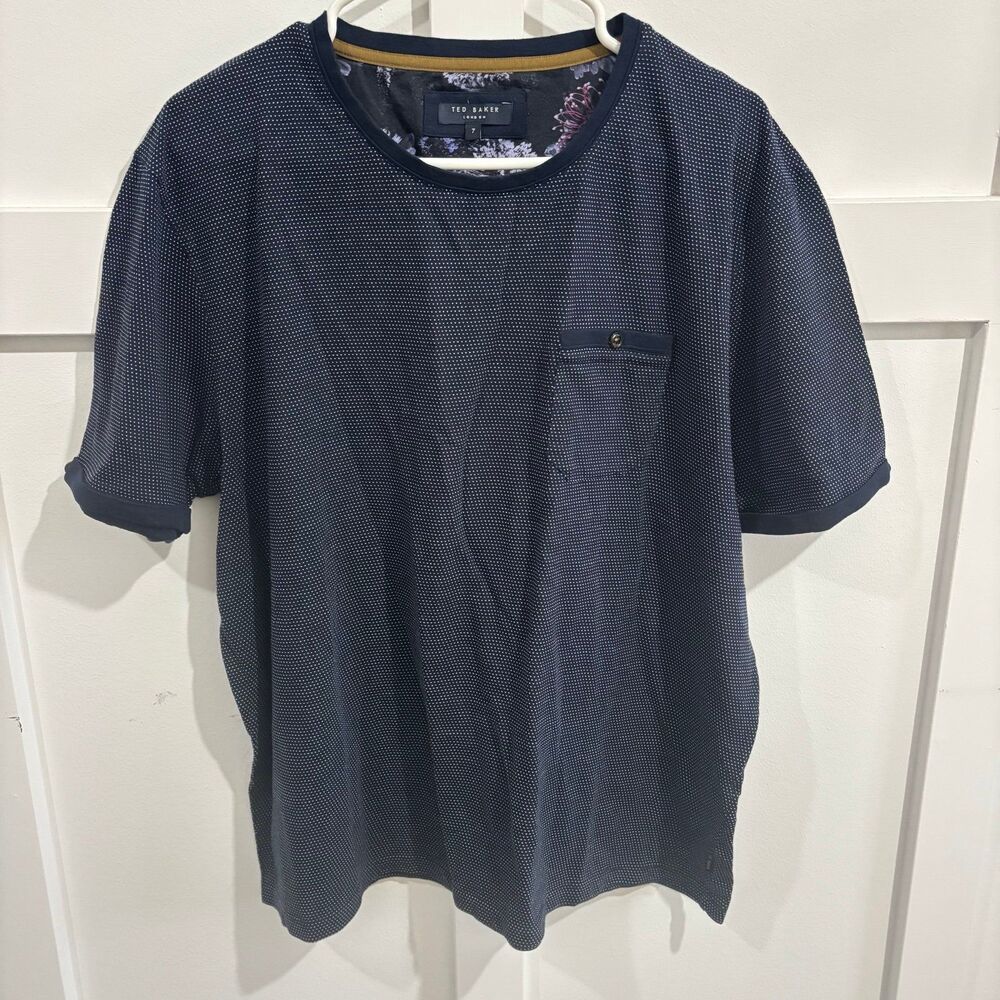 Ted Baker London Men’s Cress Rollback Short Sleeve T-Shirt